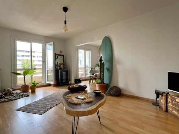 Appartement T3 Le Bouscat - Salon sur balcon