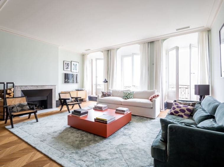 Appartement Chartrons vue Garonne - salon