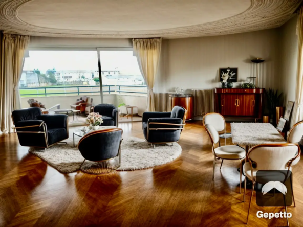 Cauderan appartement T5 avec balcons