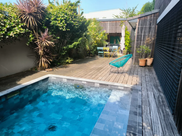 Cauderan maison contemporaine avec piscine à vendre