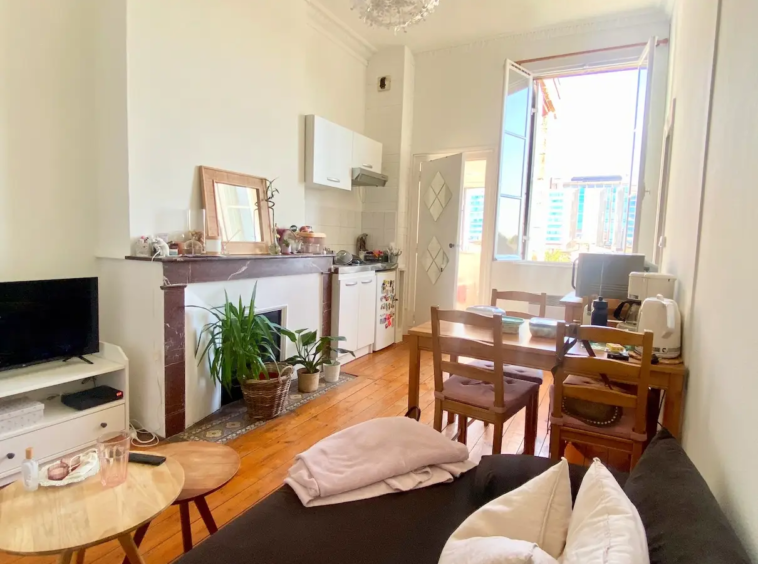 Bordeaux Fondaudège appartement T2 - salon