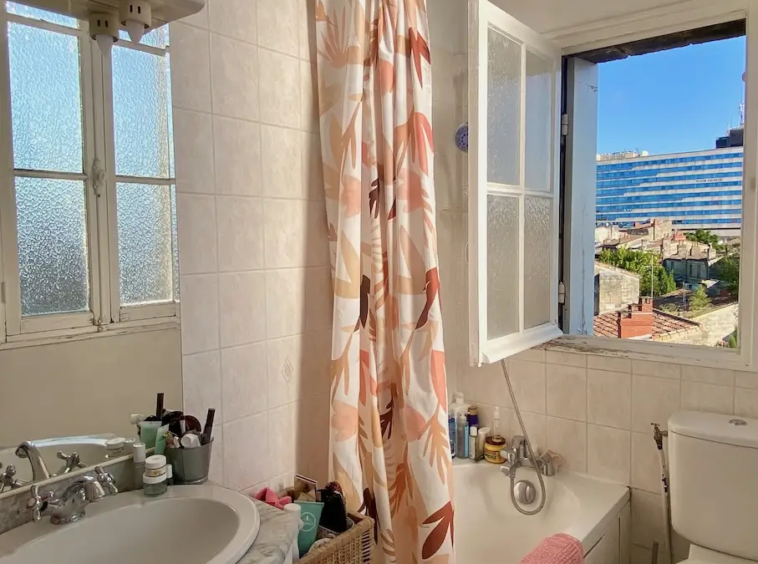 Bordeaux Fondaudège appartement T2 - sdb