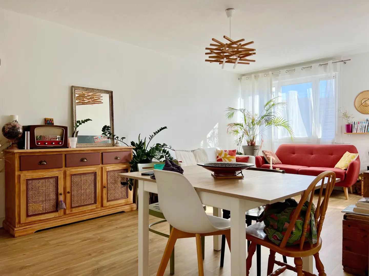 Bègles appartement T3 traversant - salon