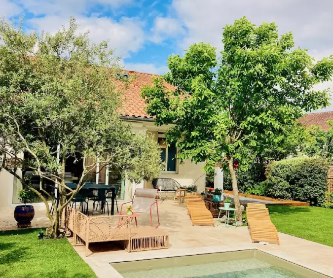 Bordeaux Cauderan maison familiale avec piscine à vendre