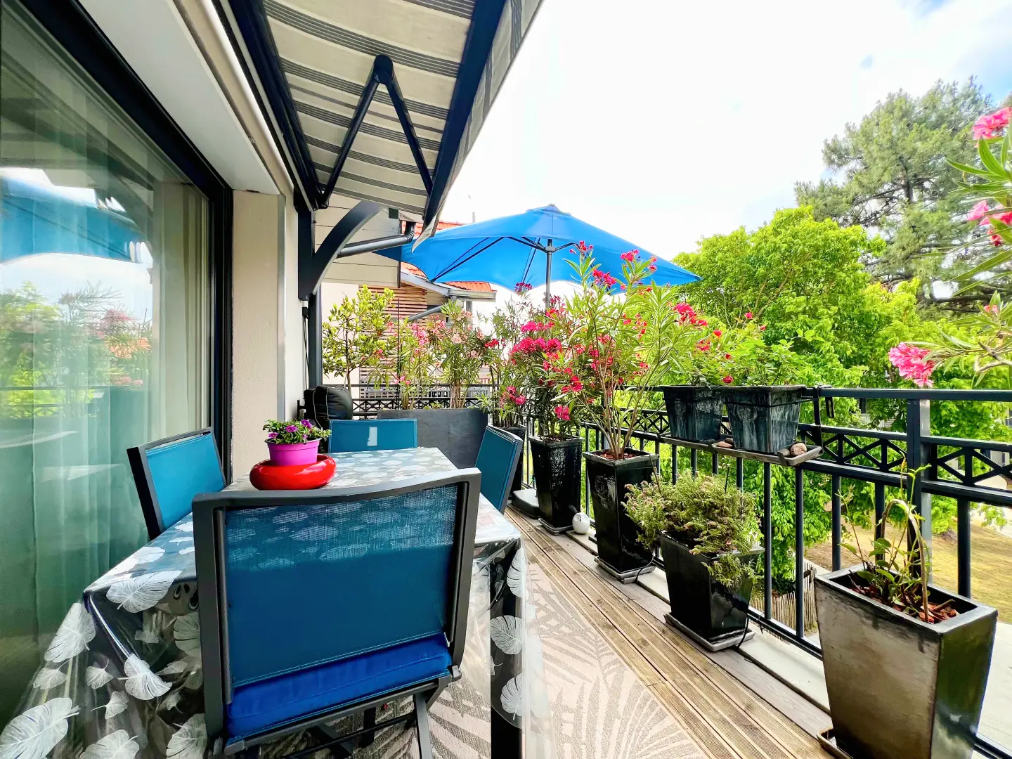 Arcachon appartement ville d'été - terrasse