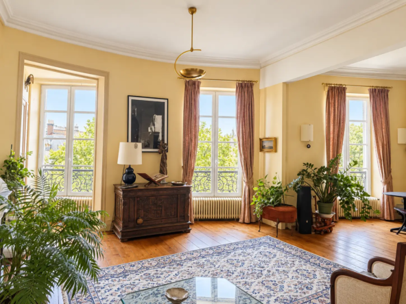Triangle d'or vaste appartement T4 - salon