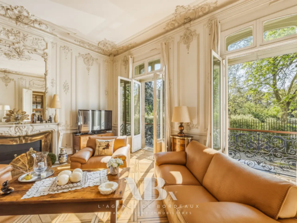 Bordeaux Jardin Public appartement - réception